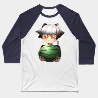 Watermelon Panda Baseball T-Shirt